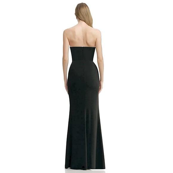 Dress The Population Fernanda Strapless Evening Gown Black Women's Size Medium - Picture 4 of 14